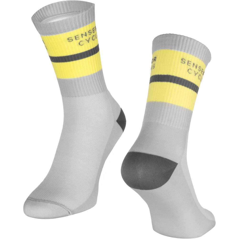 higher cycling socks FORCE suitable for other sports<br>size S-M corresponds to EUR 36 - 41 / UK 4 - 7<br>size L-XL corresponds to EUR 42 - 46 / UK 8 - 11<br>highly breathable material<br>unstretched height is 19 cm<br>heel height 21 cm<br>material: Polyamide 85%