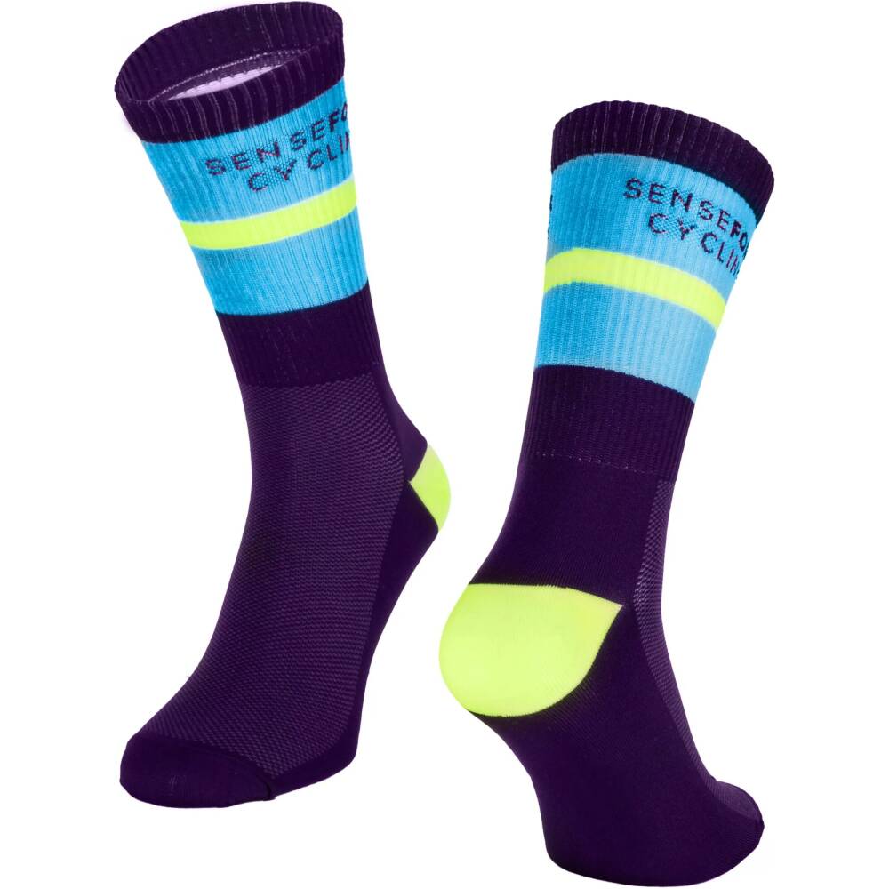 higher cycling socks FORCE suitable for other sports<br>size S-M corresponds to EUR 36 - 41 / UK 4 - 7<br>size L-XL corresponds to EUR 42 - 46 / UK 8 - 11<br>highly breathable material<br>unstretched height is 19 cm<br>heel height 21 cm<br>material: Polyamide 85%