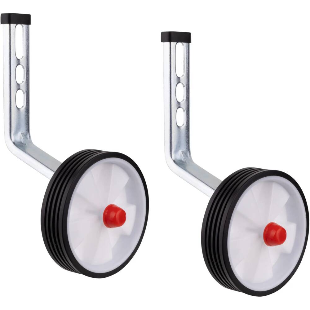 innovative PVC tire<br>plastic wheels<br>metal holder with 3 holes <br>designed for 12" - 16" wheel<br>manual included in packaging<br>packed in FORCE blister