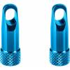 set of 2 pcs of alloy cap<br>with tool for PRESTA valve core<br>suitable for PRESTA valves<br>weight of one cap: 1