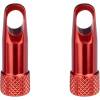set of 2 pcs of alloy cap<br>with tool for PRESTA valve core<br>suitable for PRESTA valves<br>weight of one cap: 1