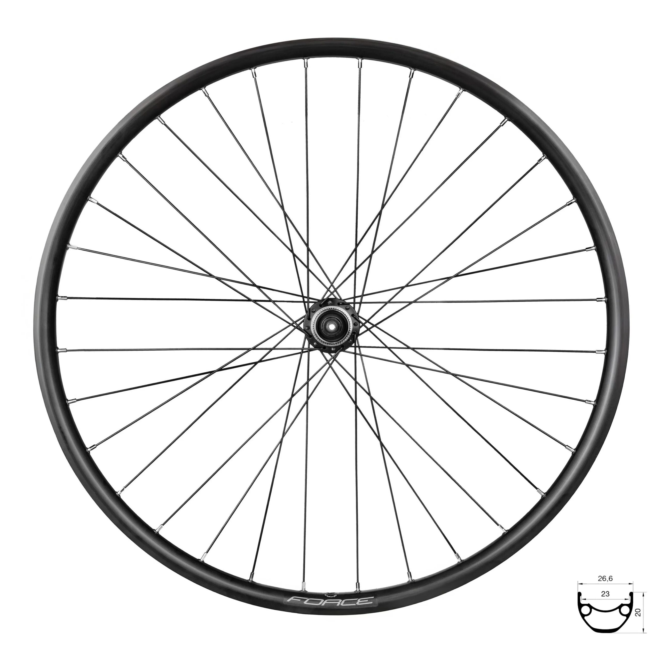 hub FSHIMANO HBM475 designed for disc brake - 6 boltsball bearings