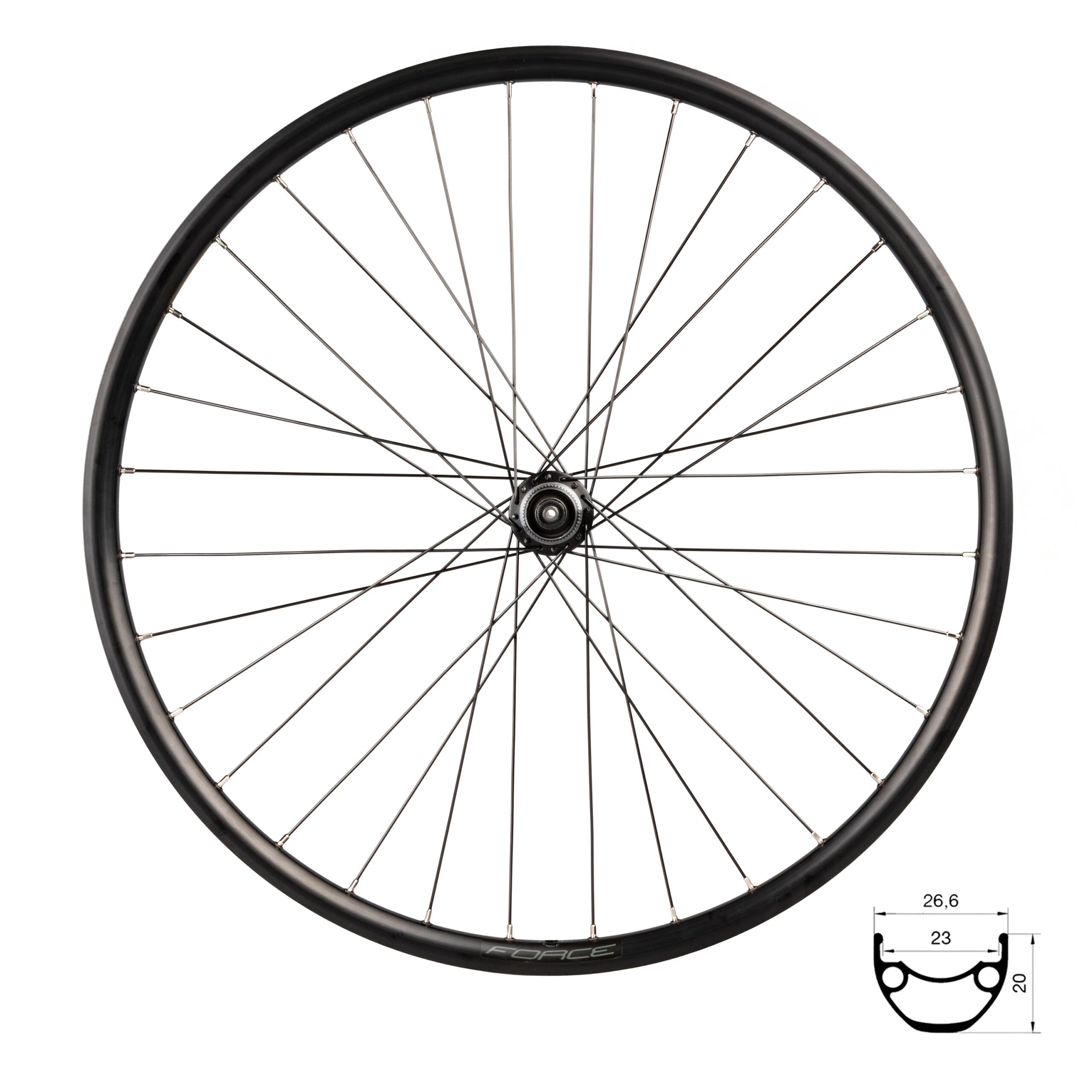 hub SH TX505 designed for CENTER LOCK brake rotorball bearings