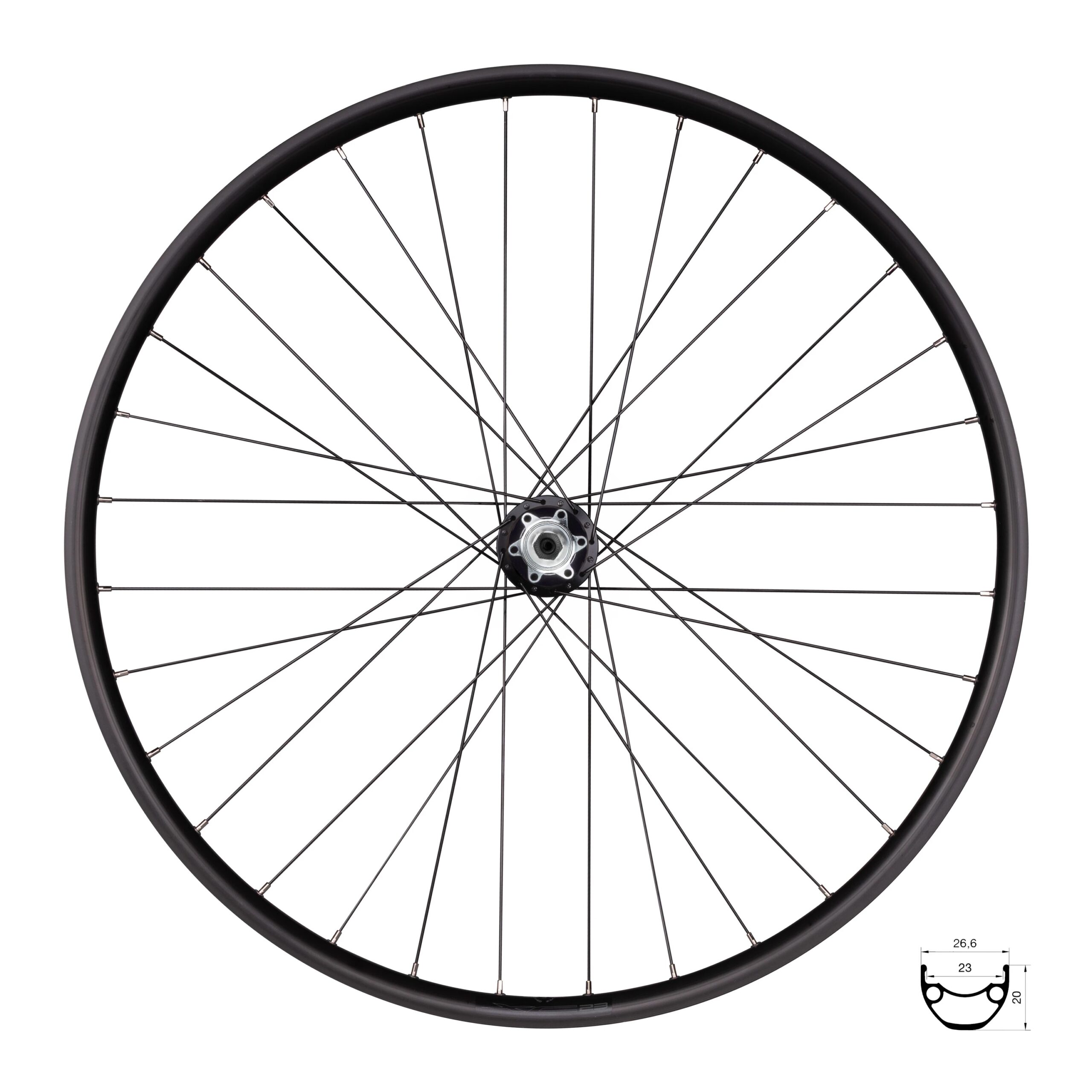 hub FORCE 804340 designed for disc brake - 6 boltssealed bearings