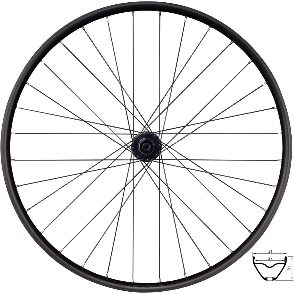 hub FORCE 804395 designed for CENTER LOCK brake rotor<br>sealed bearings