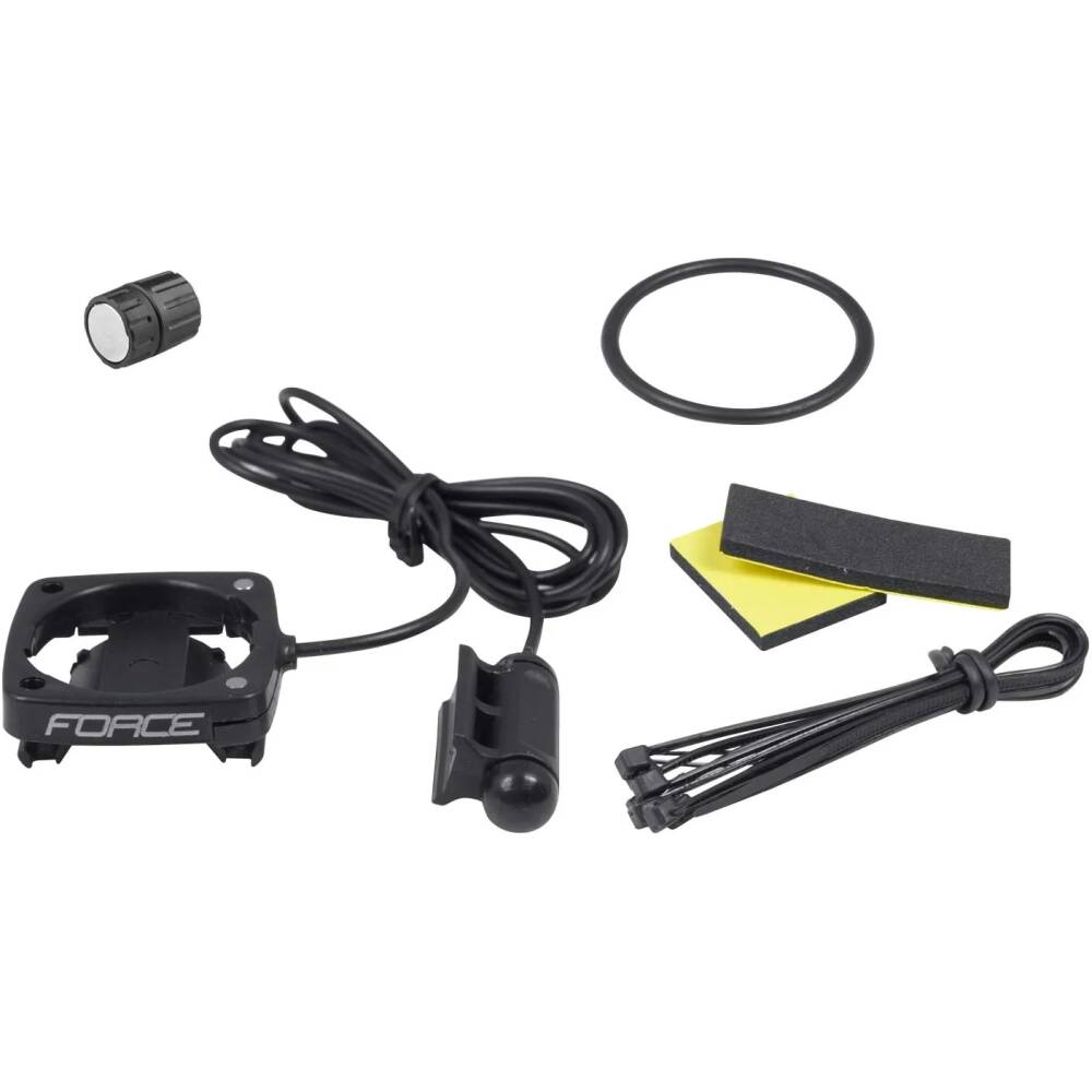 complete wiring set for computers for FORCE computers                                                                                         possible mounting on handlebars and stem    <br>with: slip-on holder with FORCE logo